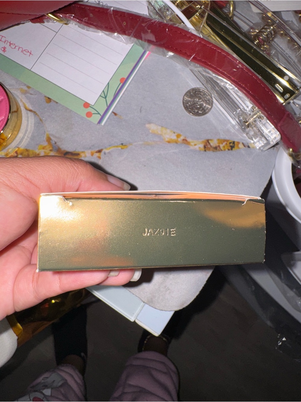 Yves Saint Laurent Hot Pink Blush Compact with Gold Logo - Picture 8 of 8